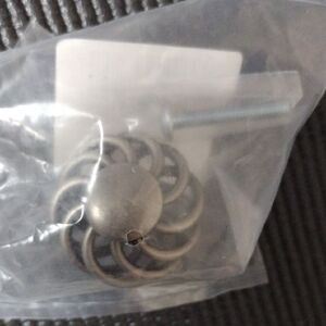 4 Pewter Drawer Knobs